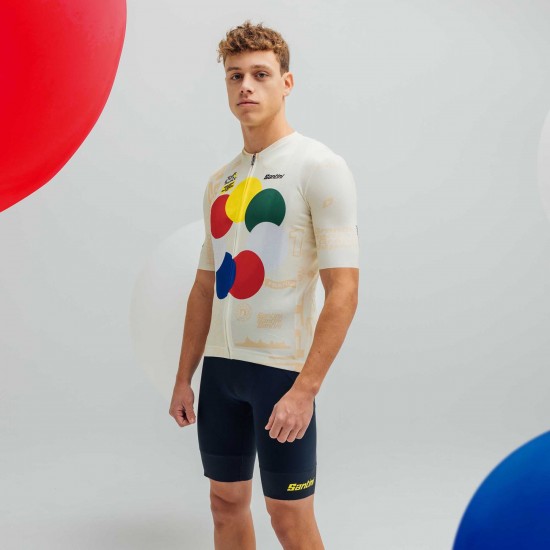 Bekleidung Herren Tour de France 2024 trägerhosen-Grand Départ Bekleidung Herren Tour de France 2024 trägerhosen-Grand Départ