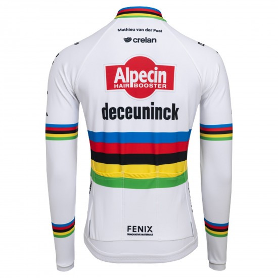 Bekleidung Herren Alpecin Deceuninck 2024 lang arm trikot-WC Bekleidung Herren Alpecin Deceuninck 2024 lang arm trikot-WC