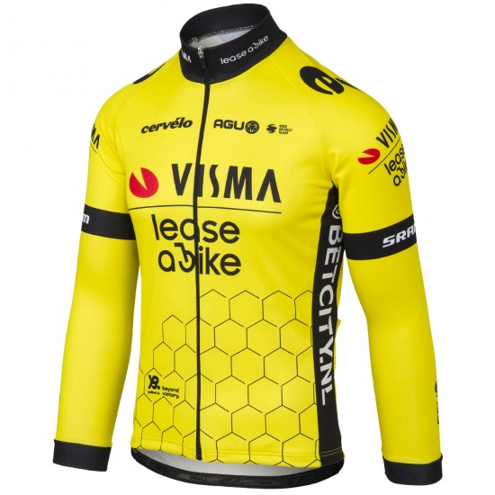 Bekleidung Herren Langärmeliges Trikot Agu Team Visma Lease a bike 2024 Bekleidung Herren Langärmeliges Trikot Agu Team Visma Lease a bike 2024