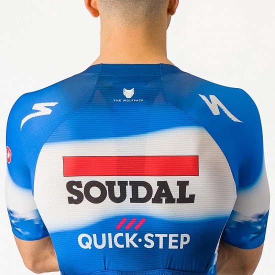 Bekleidung Herren Castelli Soudal Quick-Step 2024 Aero Race 7.0 trikot Bekleidung Herren Castelli Soudal Quick-Step 2024 Aero Race 7.0 trikot