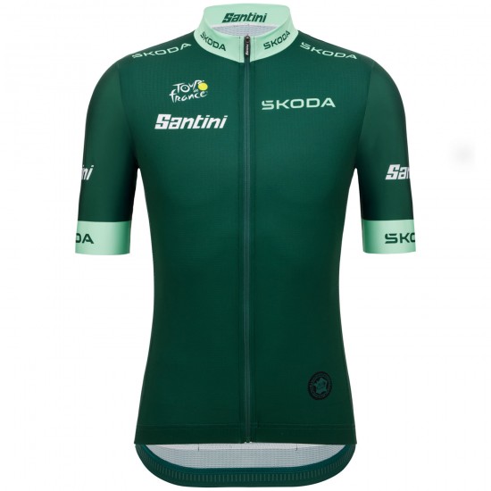 Bekleidung Herren Tour de France 2024 Fan Line Grun trikot Bekleidung Herren Tour de France 2024 Fan Line Grun trikot