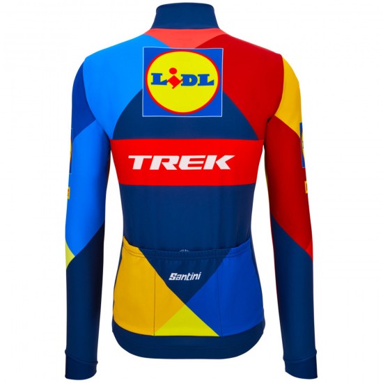 Bekleidung Herren Santini Lidl Trek 2024 langarm trikot Bekleidung Herren Santini Lidl Trek 2024 langarm trikot