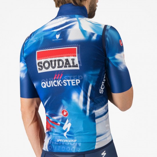 Bekleidung Herren Castelli Soudal Quick-Step 2025 Pro Light Wind weste Bekleidung Herren Castelli Soudal Quick-Step 2025 Pro Light Wind weste