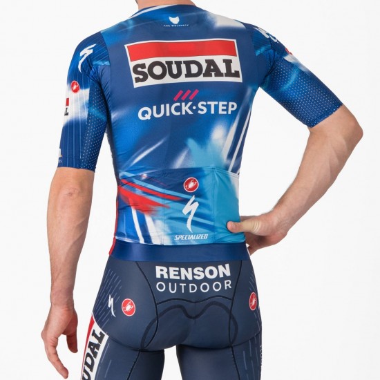 Bekleidung Herren Castelli Soudal Quick-Step 2025 Aero Race 8S trikot Bekleidung Herren Castelli Soudal Quick-Step 2025 Aero Race 8S trikot