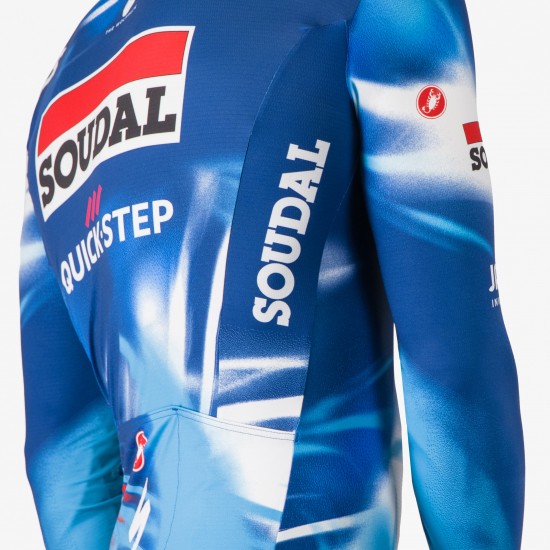 Bekleidung Herren Castelli Soudal Quick-Step 2025 Pro Thermal Mid langarm trikot Bekleidung Herren Castelli Soudal Quick-Step 2025 Pro Thermal Mid langarm trikot