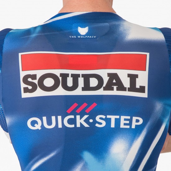 Bekleidung Herren Castelli Soudal Quick-Step 2025 Aero Race 8S trikot Bekleidung Herren Castelli Soudal Quick-Step 2025 Aero Race 8S trikot