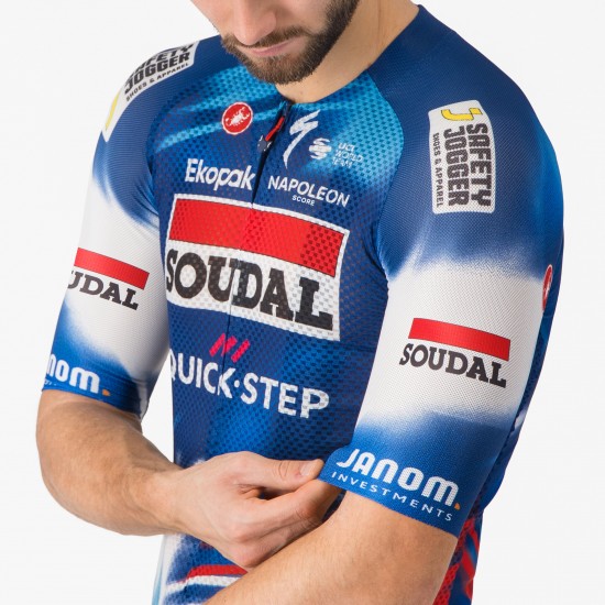 Bekleidung Herren Castelli Soudal Quick-Step 2025 Climber's A/C trikot Bekleidung Herren Castelli Soudal Quick-Step 2025 Climber's A/C trikot