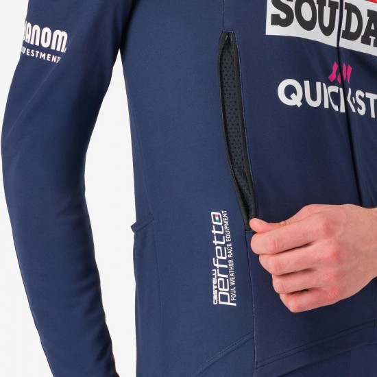 Bekleidung Herren Castelli Soudal Quick-Step 2025 Perfetto RoS 2 jacke Bekleidung Herren Castelli Soudal Quick-Step 2025 Perfetto RoS 2 jacke