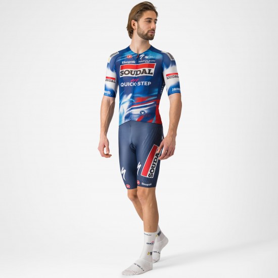 Bekleidung Herren Castelli Soudal Quick-Step 2025 Climber's A/C trikot Bekleidung Herren Castelli Soudal Quick-Step 2025 Climber's A/C trikot