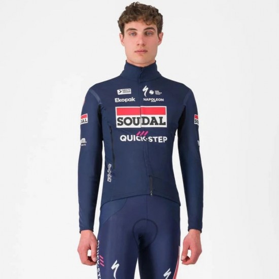 Bekleidung Herren Castelli Soudal Quick-Step 2025 Perfetto RoS 2 jacke Bekleidung Herren Castelli Soudal Quick-Step 2025 Perfetto RoS 2 jacke