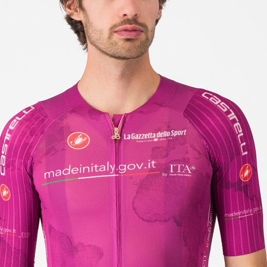 Bekleidung Herren Ciclamino Trikot Giro d'Italia 2025 Race 8S Bekleidung Herren Ciclamino Trikot Giro d'Italia 2025 Race 8S