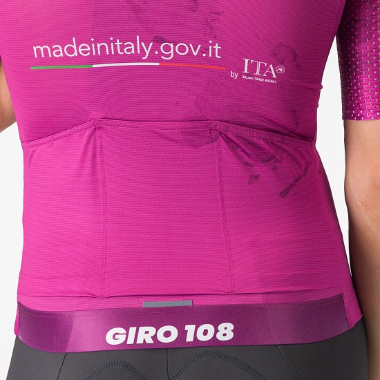 Bekleidung Herren Ciclamino Trikot Giro d'Italia 2025 Race 8S Bekleidung Herren Ciclamino Trikot Giro d'Italia 2025 Race 8S