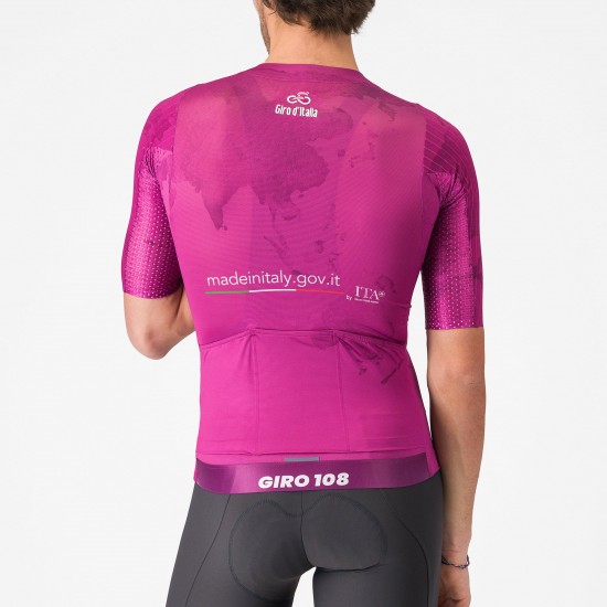 Bekleidung Herren Ciclamino Trikot Giro d'Italia 2025 Race 8S Bekleidung Herren Ciclamino Trikot Giro d'Italia 2025 Race 8S