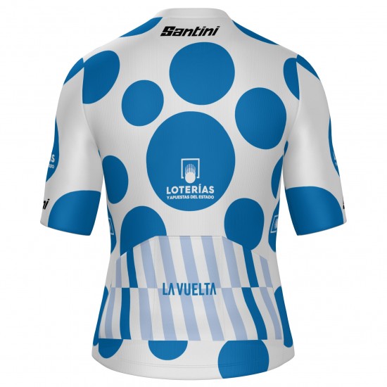 Bekleidung Herren Santini Pois Vuelta Espana 2025 trikot Bekleidung Herren Santini Pois Vuelta Espana 2025 trikot