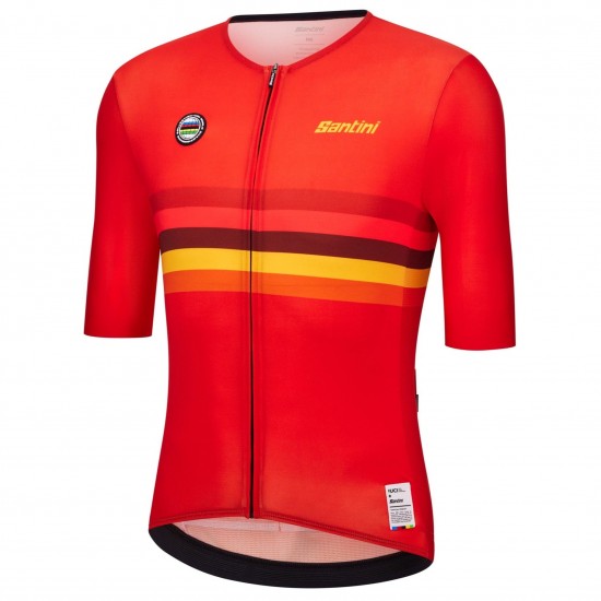 Bekleidung Herren Santini UCI Weltmeister 2025 trikot-Spanien Bekleidung Herren Santini UCI Weltmeister 2025 trikot-Spanien