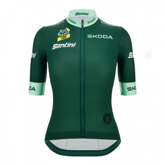 Bekleidung Damen Grüne frau trikot Tour de France 2025 Fan Line
