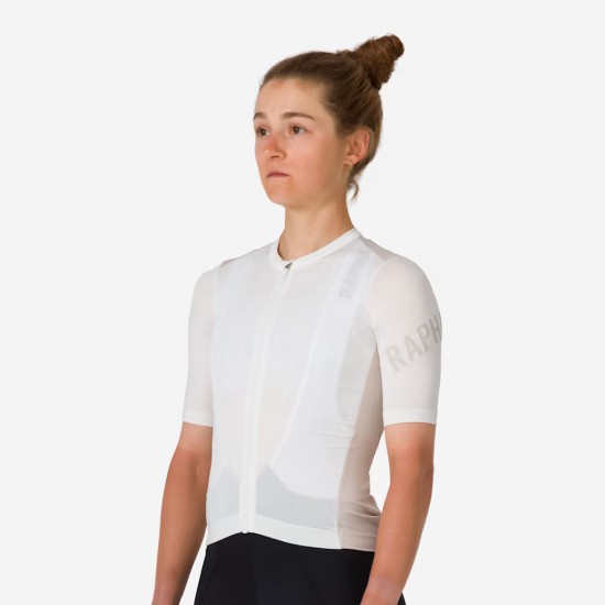 Bekleidung Damen Rapha Pro Team Training frau trikot-Weiss Bekleidung Damen Rapha Pro Team Training frau trikot-Weiss