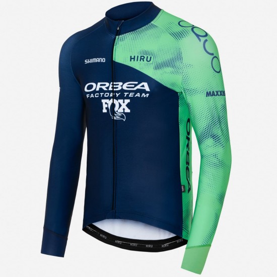 Bekleidung Herren Hiru Orbea Factory Team 2025 Core langarm trikot Bekleidung Herren Hiru Orbea Factory Team 2025 Core langarm trikot