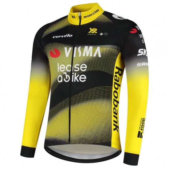 Bekleidung Herren Team Visma Lease a bike 2025 The Swarm langarm trikot-Tdf Bekleidung Herren Team Visma Lease a bike 2025 The Swarm langarm trikot-Tdf