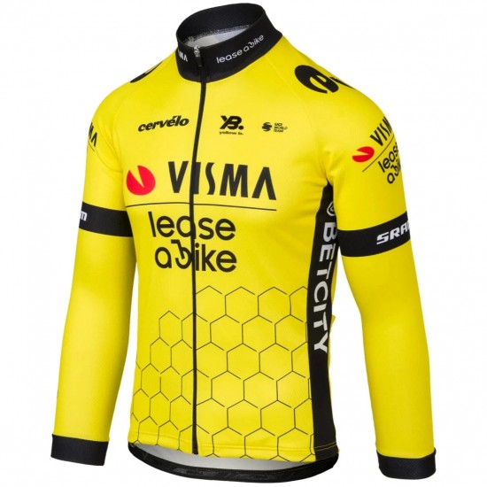 Bekleidung Herren Team Visma Lease a bike 2025 langarm trikot Bekleidung Herren Team Visma Lease a bike 2025 langarm trikot