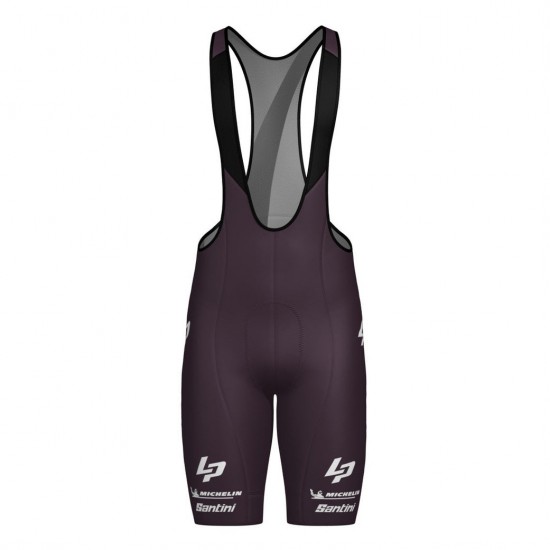 Bekleidung Herren Team Lapierre 2025 Santini tragerhose-Bordeaux