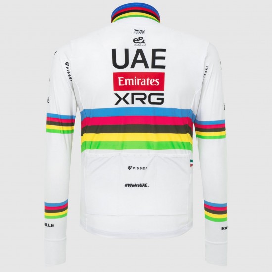 Bekleidung Herren UAE Team Emirates 2025 Pissei langarmtrikot-Tadej Pogacar Bekleidung Herren UAE Team Emirates 2025 Pissei langarmtrikot-Tadej Pogacar