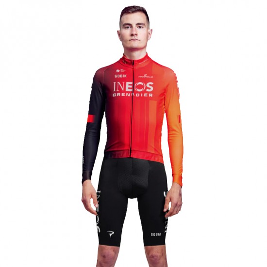 Bekleidung Herren Gobik Ineos Grenadiers 2025 Hyder langarm trikot Bekleidung Herren Gobik Ineos Grenadiers 2025 Hyder langarm trikot