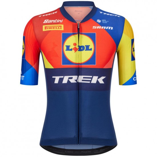 Bekleidung Herren Santini Lidl Trek 2025 Aero trikot Bekleidung Herren Santini Lidl Trek 2025 Aero trikot