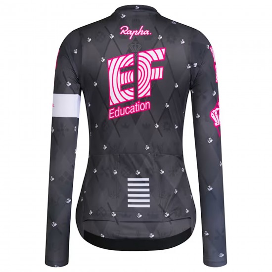 Bekleidung Damen Rapha EF Education EasyPost langarm frau trikot 2025 Bekleidung Damen Rapha EF Education EasyPost langarm frau trikot 2025
