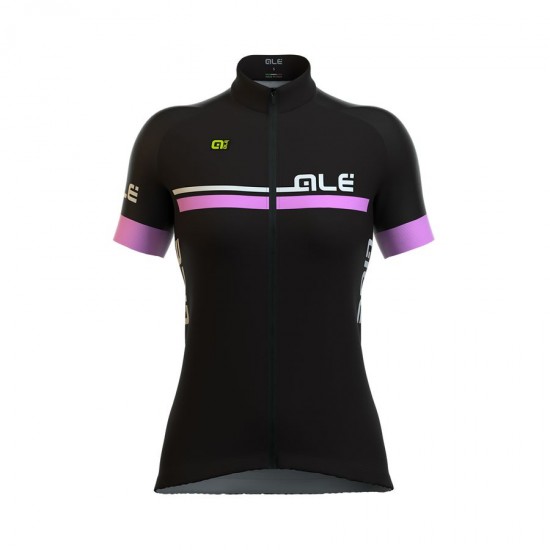2016 ALE Damen Ale Plus Perla-schwarz Radtrikot Kurzarm UDYB662