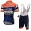2016 Fantini Nippo Team Fahrradbekleidung Satz Fahrradtrikot Kurzarm Trikot und Kurz Trägerhose JSSV649