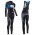 2016 Orbea Pro Damen Schwarz-Blau thermisch Fahrradbekleidung Satz Radtrikot Langarm+Lang Trägerhose IRXQ332