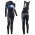 2016 Orbea Pro Damen Schwarz-Blau Fahrradbekleidung Satz Radtrikot Langarm+Lang Trägerhose WYDX336