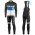 2016 Scott Team Schwarz-Blau-Weiß thermisch Fahrradbekleidung Satz Radtrikot Langarm+Lang Trägerhose EKLV779