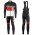 2016 Scott Team Schwarz-Rot-Weiß Fahrradbekleidung Satz Radtrikot Langarm+Lang Trägerhose JXHV848