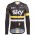 2016 Team Sky IV Schwarz-Gelb Radtrikot Langarm IFVX189