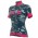 2017 Damen Ale Graphics PRR Camo Radtrikot Kurzarm Blau Pink 771VQFG