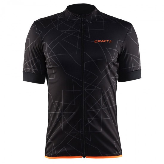 Craft Reel Graphic Axeon 2017 Radtrikot Kurzarm Schwarz Orange 564HAAJ