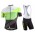 2017 Nalini PRO Campione Weiß-Vert Fahrradbekleidung Satz Radtrikot Kurzarm+Kurz Trägerhose 722LDNF