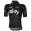 2017 Sky Pro Radtrikot Kurzarm Schwarz 621QDMR