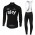 Sky Pro Schwarz 2017 Gabba Fahrradbekleidung Satz Radtrikot Langarm+Lang Trägerhose 951FZNH