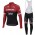Trek Segafredo Pro 2017 Rot Fahrradbekleidung Satz Radtrikot Langarm+Lang Trägerhose 957TOHG
